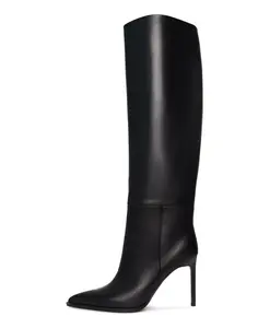 Высокие сапоги-шпильки Skyline Cesare Gaspari, черный
