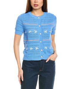 Nanette Lepore Кардиган из льняной смеси Nanette Nanette Lepore, синий