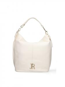 John Richmond Сумка через плечо в бело-золотом цвете