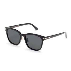 TOM FORD Ацетатные прямоугольные солнцезащитные очки TF Unisex Black, Black