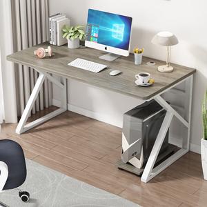 Компьютерный стол Xinmeikai 160x60 см, белая рама + Armani Gray