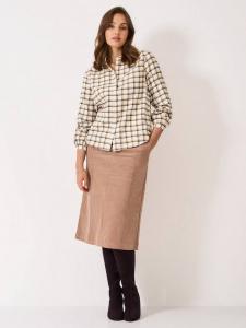 Табита фланелевая рубашка Crew Clothing, Beige