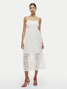 Коктейльное платье свободного покроя Leonora 14104320 Vila, белый