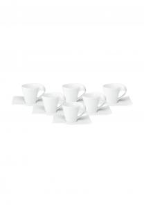 Чашки кофейные Villeroy & Boch Newwave, 80 мл, 6 штук, белый
