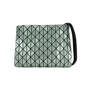 ISSEY MIYAKE Металлическая поливинилхлоридная сумка через плечо женская серо-зеленая