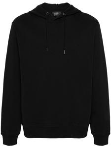 A.P.C. худи с вышитым логотипом, черный