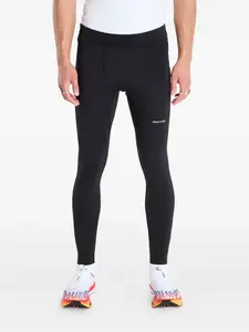 Брюки Elasticated-waist logo-detail NNORMAL, черный