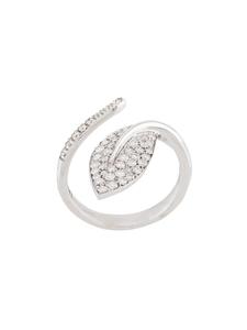 Кольцо Foglia из белого золота с бриллиантами MIMI, серебряный