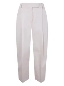Брюки из хлопка Нассер Studio Nicholson, белый