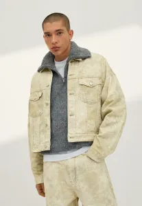 Джинсовая куртка с принтом Bershka, Evergreen