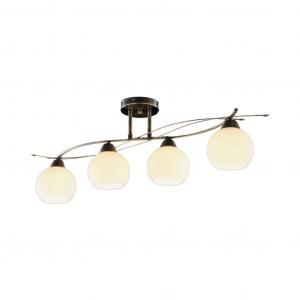 Потолочный светильник Lindby "Leanda" белого цвета из стекла