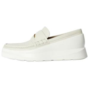 Ecco Кожаные лоферы Louis Gabriel Nouchi x Kollektive Trucker, унисекс, белый