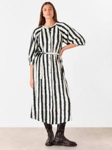 Платье мейбл в туманную полоску Whistles, слоновая кость/разноцветный