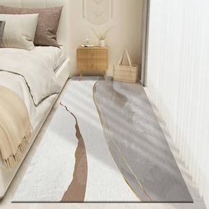 Budis Ковер 80х200 см для спальни/гостиной, современный, не скользящий, из искусственной шерсти