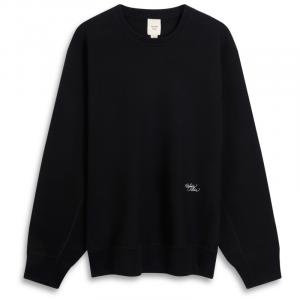 Мужской трикотаж с круглым вырезом, средней жесткости Calvin Klein, ub1-space черный