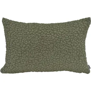 Декоративная подушка Pantery для дивана, включая наполнитель, 60x40 см, декоративная подушка, структурированная H.O.C.K., Olivgrün + unifarben