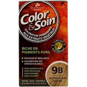 Les 3 Chenes Color & Soin Перманентный цветной уход для волос Pearly Light Blonde 9B Les 3 ChÊNes