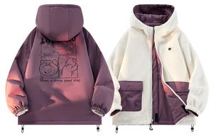 Disney Пуховик из кашемира унисекс, Purple