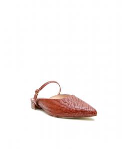 Женские коричневые змеиные ботинки Twiggy с регулируемым наконечником Alterre, Brown snake