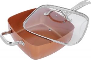 Сковорода Sorandy с антипригарным покрытием, коричневый