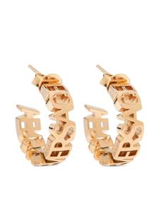 Серьги с логотипом Versace, золотой