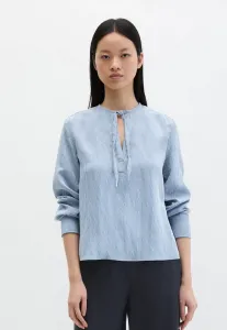 Блузка с гофрированными краями Marc O'Polo, Medium Blue