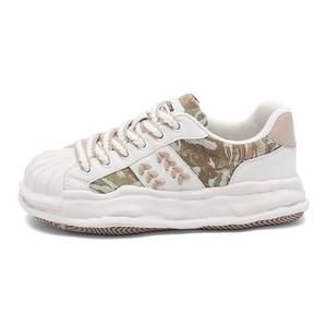 AGSDON Стильные женские кроссовки для скейтбординга бежевого цвета хаки