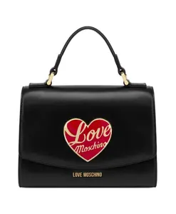 Стильная черная сумка через плечо Love Moschino, черный