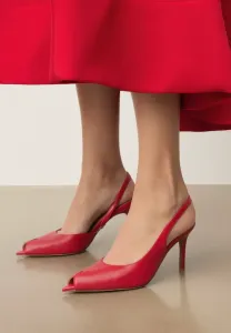 Туфли на каблуке с открытым носком basilia Kazar, Red
