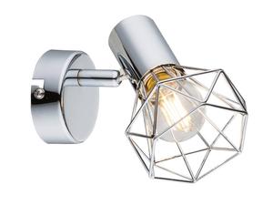 Светодиодный настенный светильник MeineWunschleuchte Wandstrahler Industrial Silber, серебро - металл - 10 х 13 х 15 см