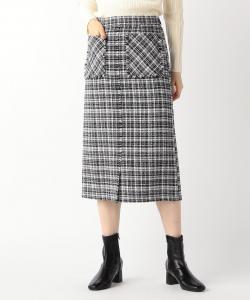 Твидовая юбка / можно носить как комплект