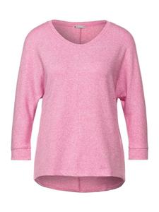 Лонгслив Street One Langarmshirt, цвет pink crush melange