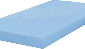 Простыня на резинке Sassnitz, водонепроницаемая, светло-голубая, 180x200 см - 200x200 см Erwin Müller