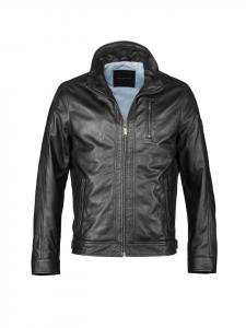 Кожаная куртка Bugatti, черный