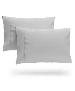 Роскошные наволочки из смеси бамбукового шёлка - ультрамягкие - охлаждающие и дышащие Cosy House Collection, silver