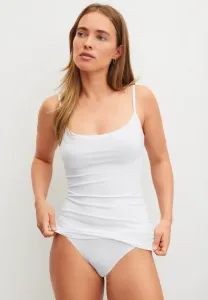 Мягкая, популярная майка-спагетти Calida, Weiss