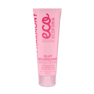 Питательный крем для рук Silky Nourishing Hand Cream Ecoforia, 75 ml