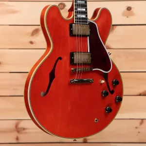 Gibson 1959 ES-355 Light Aged - Цвет арбуза красный - A930452 - PLEK'd