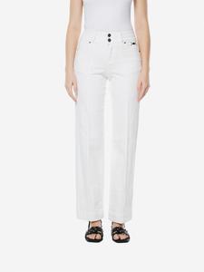 KOROSHI Белые джинсы Regular с защипами