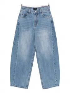 Прямые джинсы из хлопка Eleh, синий