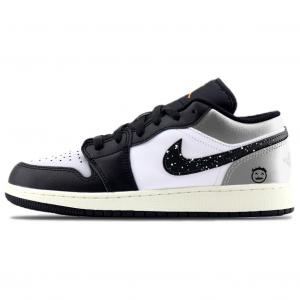 Jordan Кроссовки Air 1 баскетбольные unisex серебристо-черные