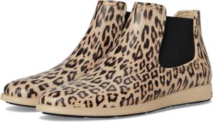 Детские унисекс-ботинки Floafers Londoner (маленький и большой ребенок) Челси, Cheetah/Black