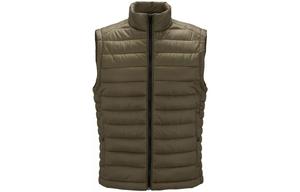 HUGO BOSS Складной жилет с тональным логотипом, Dark Green