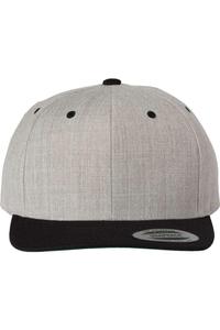 Кепка с плоским козырьком YP Classics Snapback, цвет heather/ black