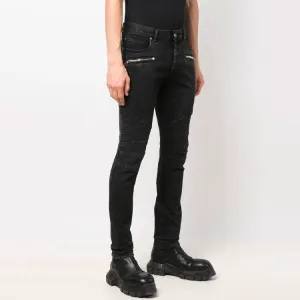 BALMAIN Джинсы Men's Black Moderate Slim Fit
