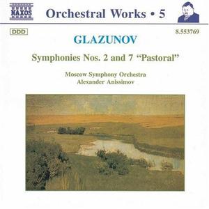 CD диск Glazunov / Anissimov / Moscow Symphony: Symphonies 2 & 7