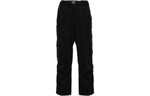 Брюки Y 3 с поясом и широкими штанинами Y-3, черный