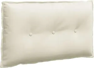 Подушка для спины Cream 80 x 50 см, вельветовая ткань vidaXL