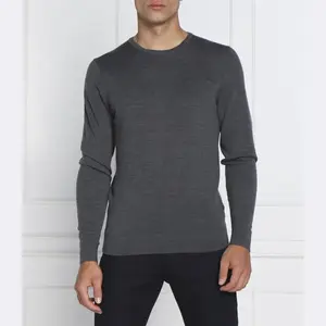 Шерстяной свитер обычного кроя Calvin Klein, серый