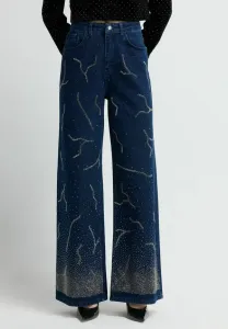 Широкие ноги Adl, Navy Blue